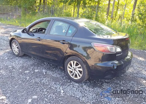 2012 Mazda Mazda3 I Touring z USA, uszkodzony, nr VIN JM1BL1V86C1692851